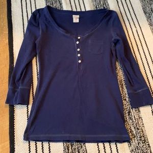 Cute 3/4 sleeve Henley